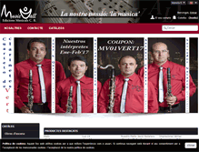 Tablet Screenshot of musicvall.com